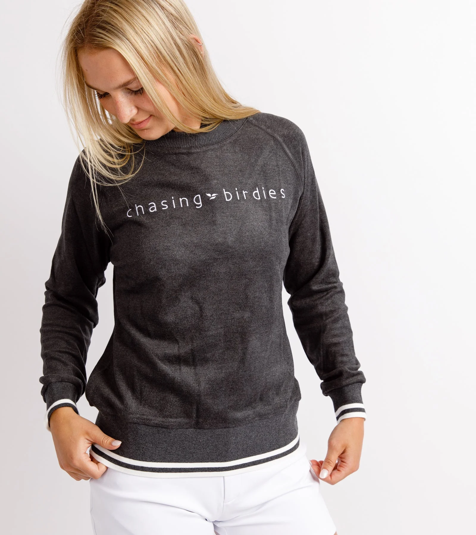 Chasing Birdies Varsity Sweatshirt - Image 2