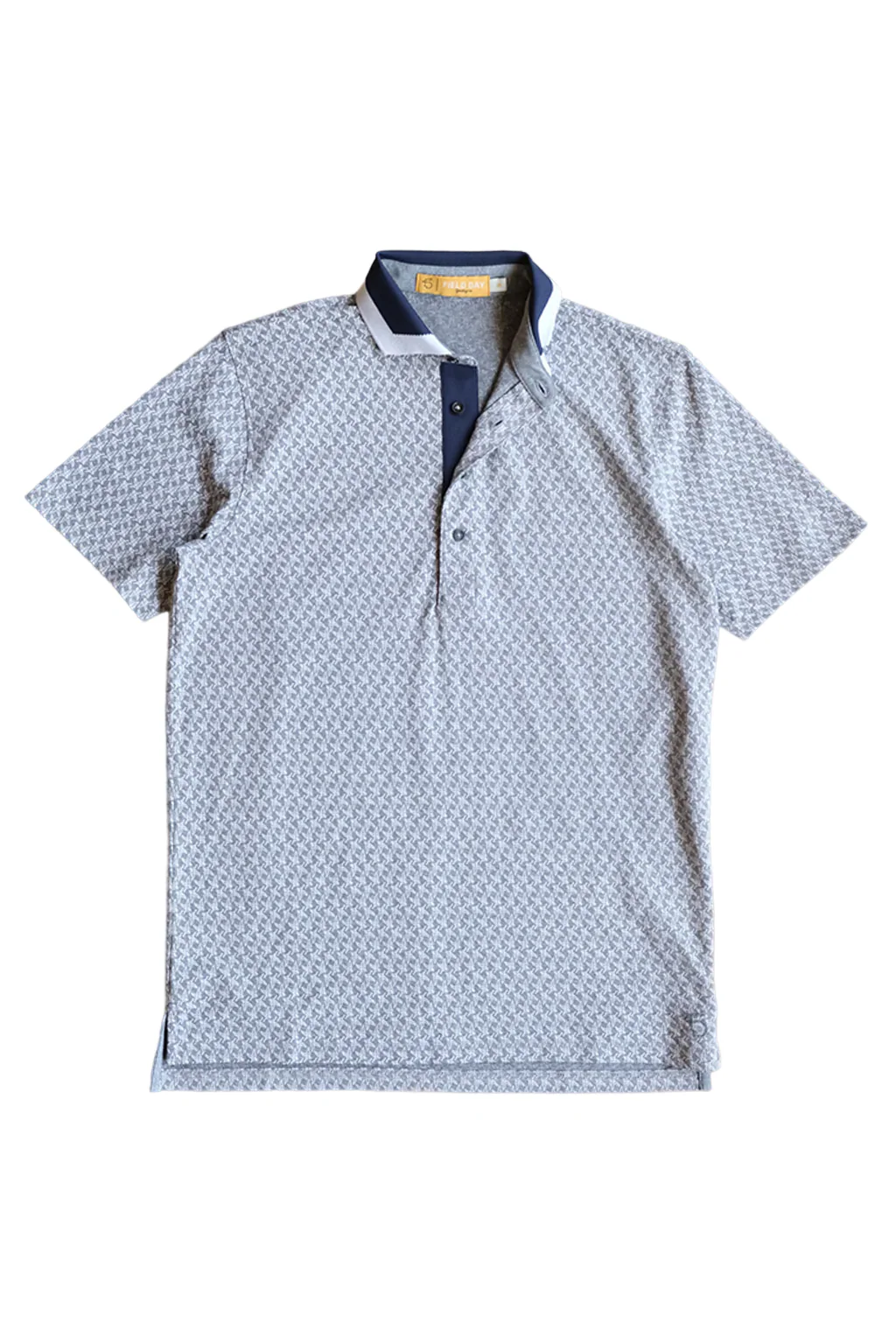 Dunne Performance Polo - Lt. Grey Heather Albatross - Image 4