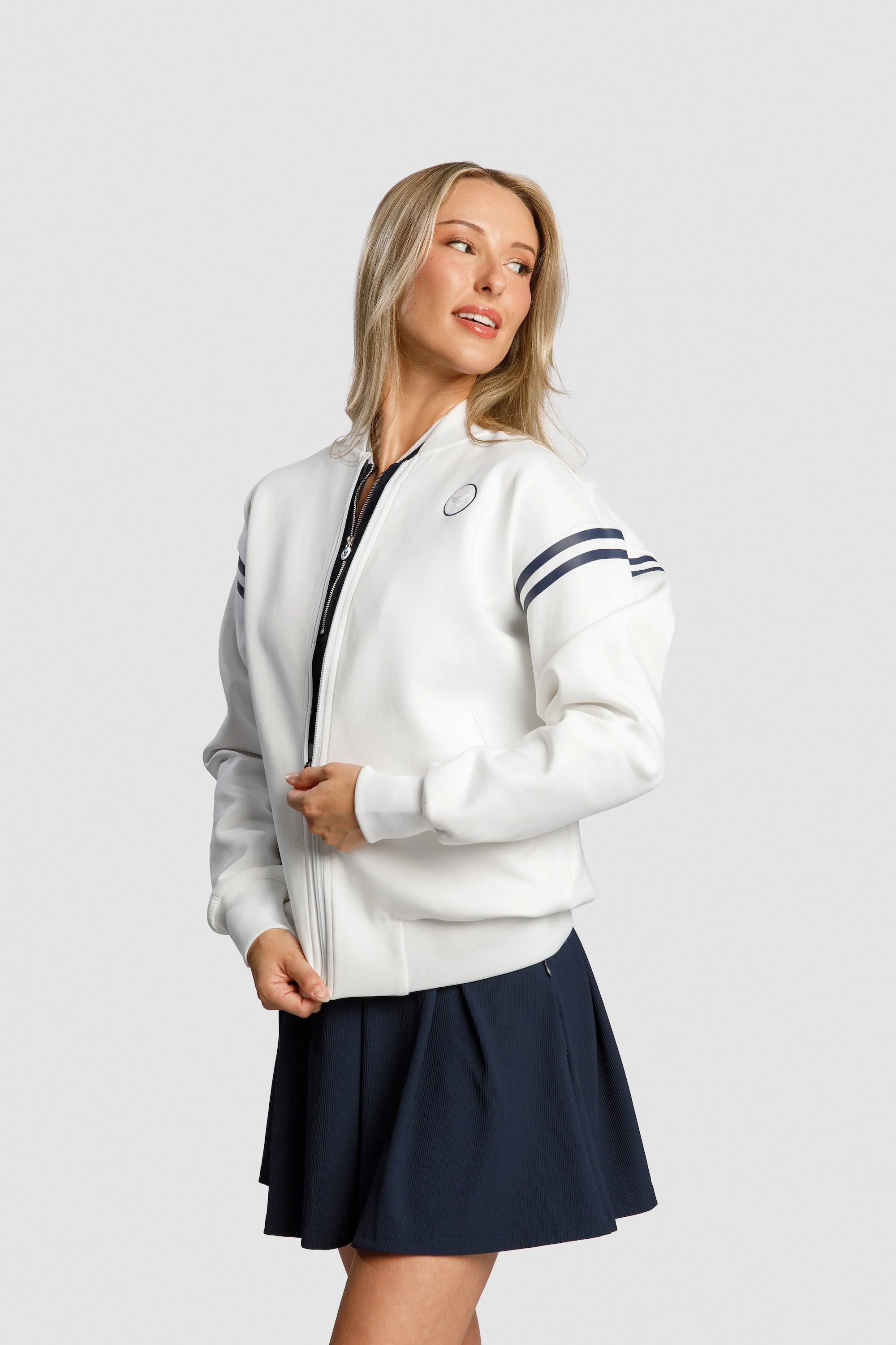 Farrah Retro Bomber Jacket - Image 2