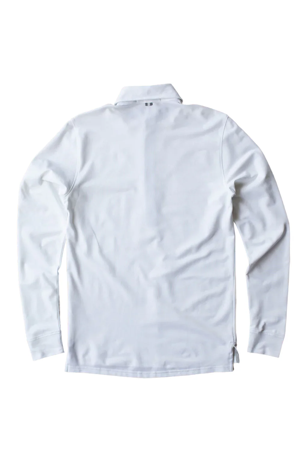 Ford 5 Button Long Sleeve Polo - White - Image 3