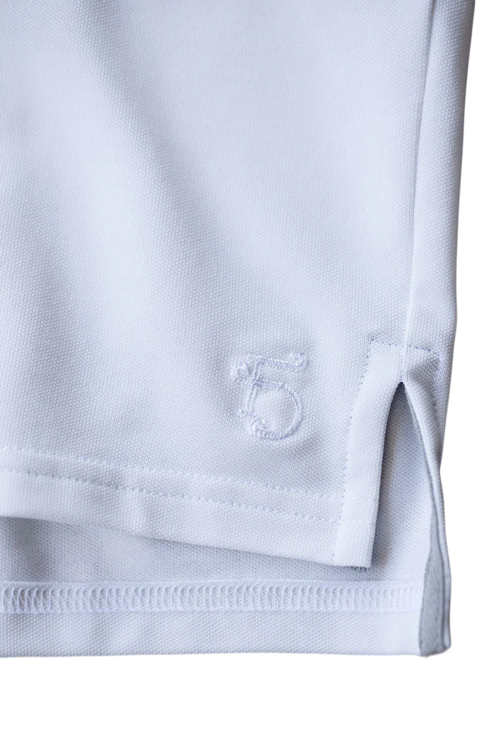 Ford 5 Button Long Sleeve Polo - White - Image 5