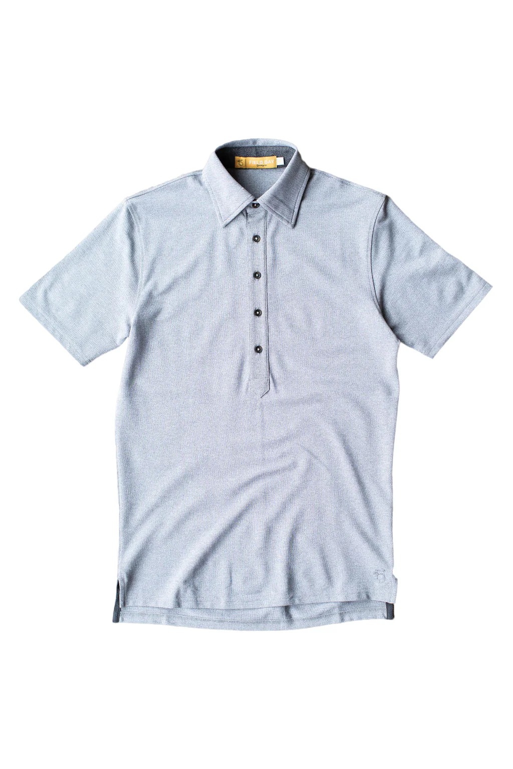 Ford 5 Button Polo - Light Grey Heather