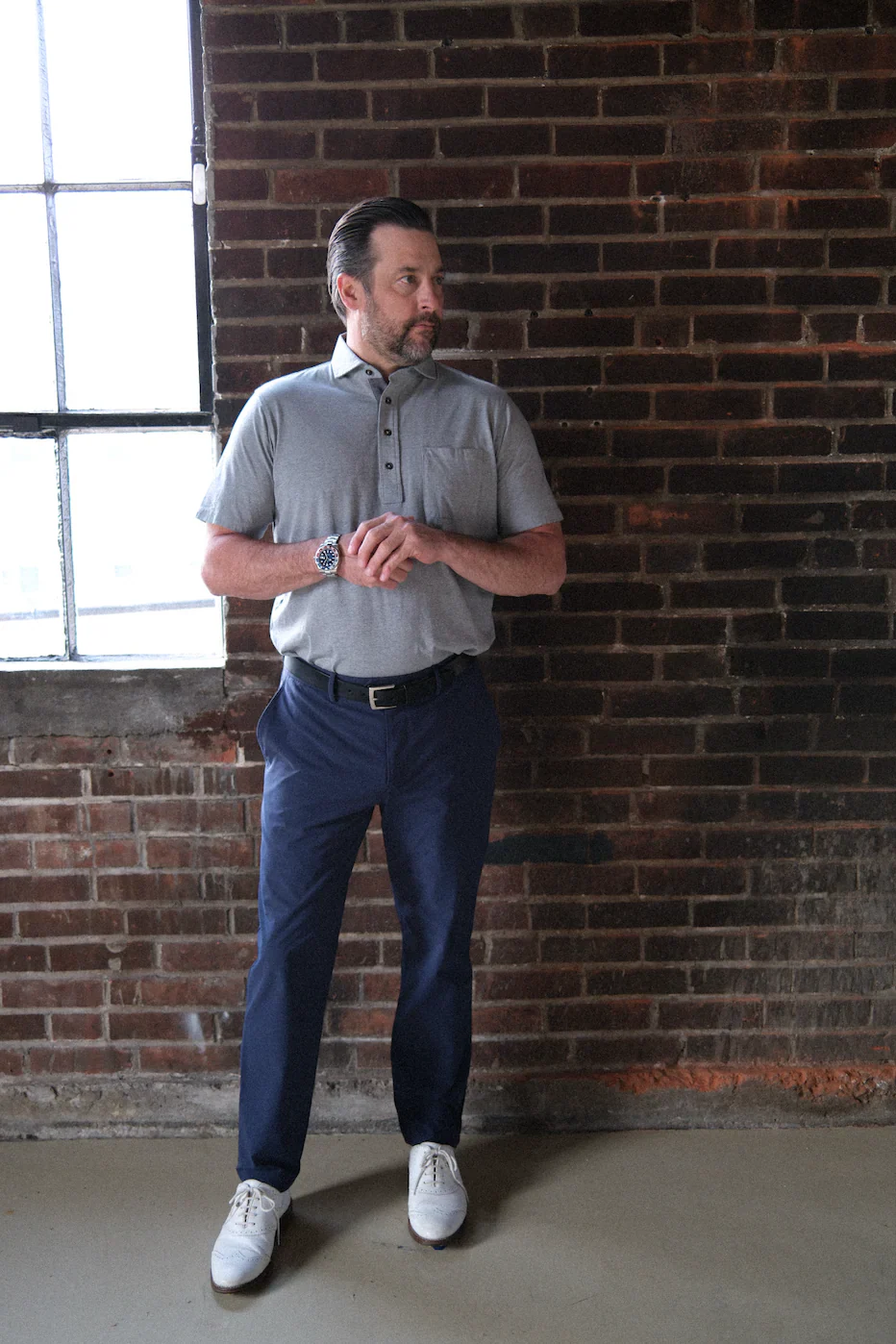 Francis Pocket Polo - Cloud - Image 2