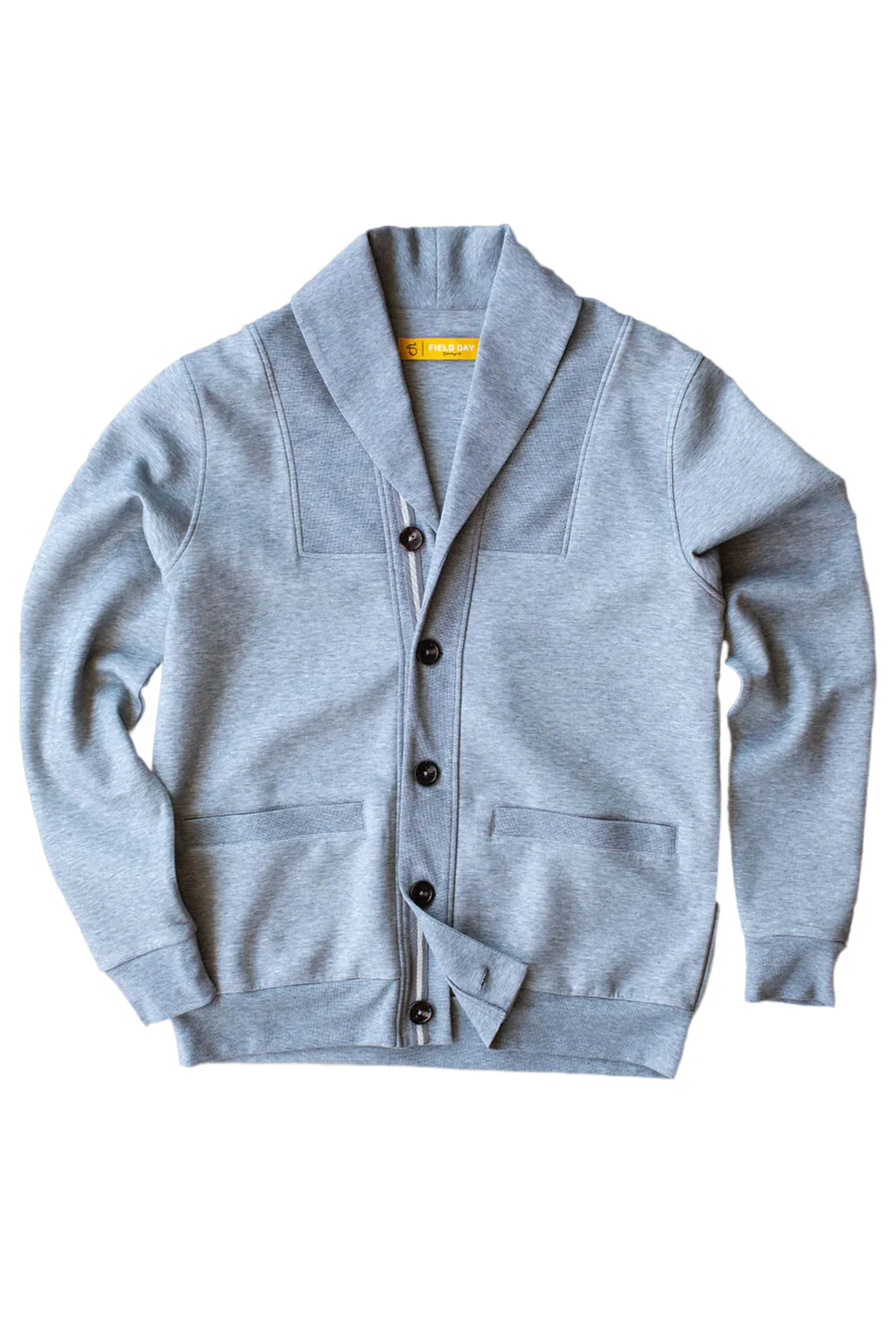 Hynds Cardigan - Lt Grey Heather