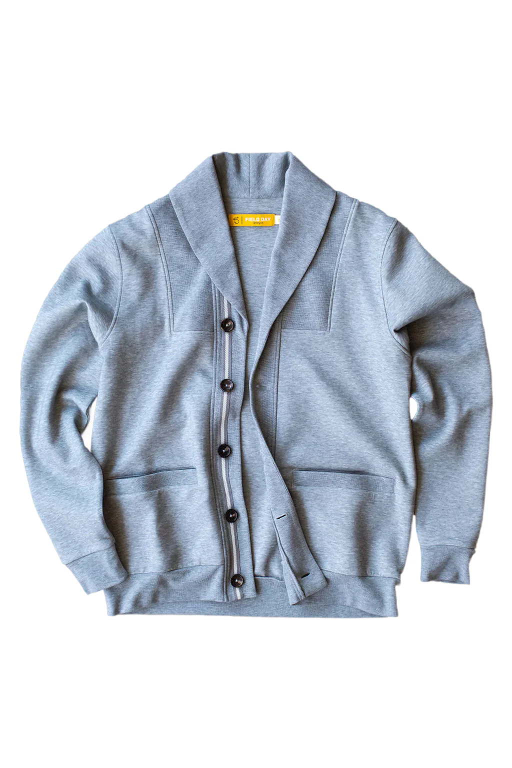 Hynds Cardigan - Lt Grey Heather - Image 2