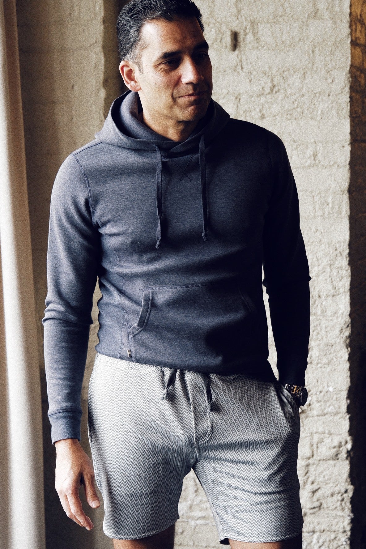 Hynds Hoodie - Navy Heather - Image 2