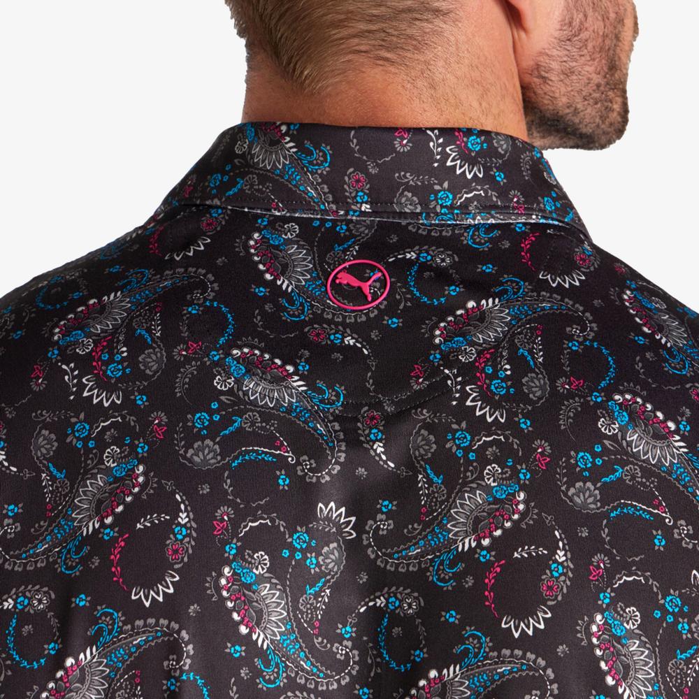 PUMA CLOUDSPUN Paisley Golf Polo - Image 3