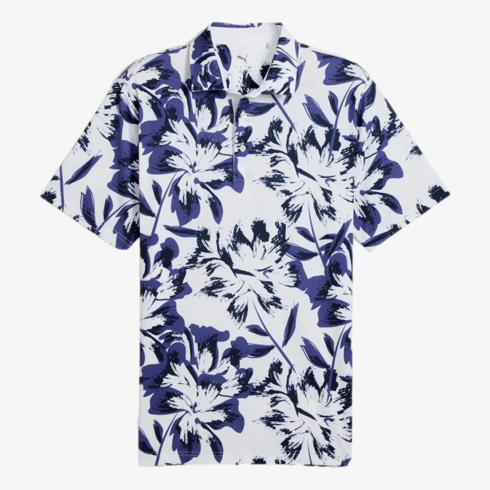 PUMA MATTR Broken Flower Polo Shirt - Image 5
