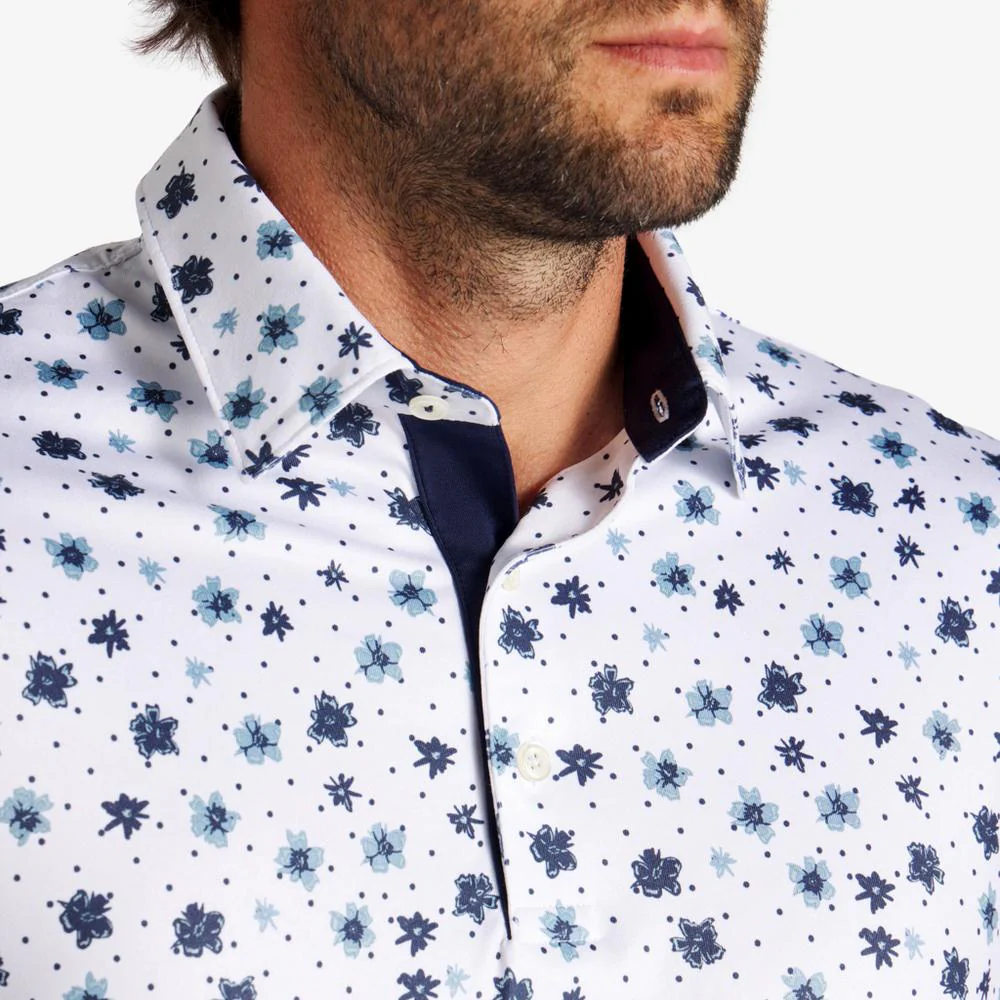 PUMA Men's CLOUDSPUN Floral Golf Polo - Image 3