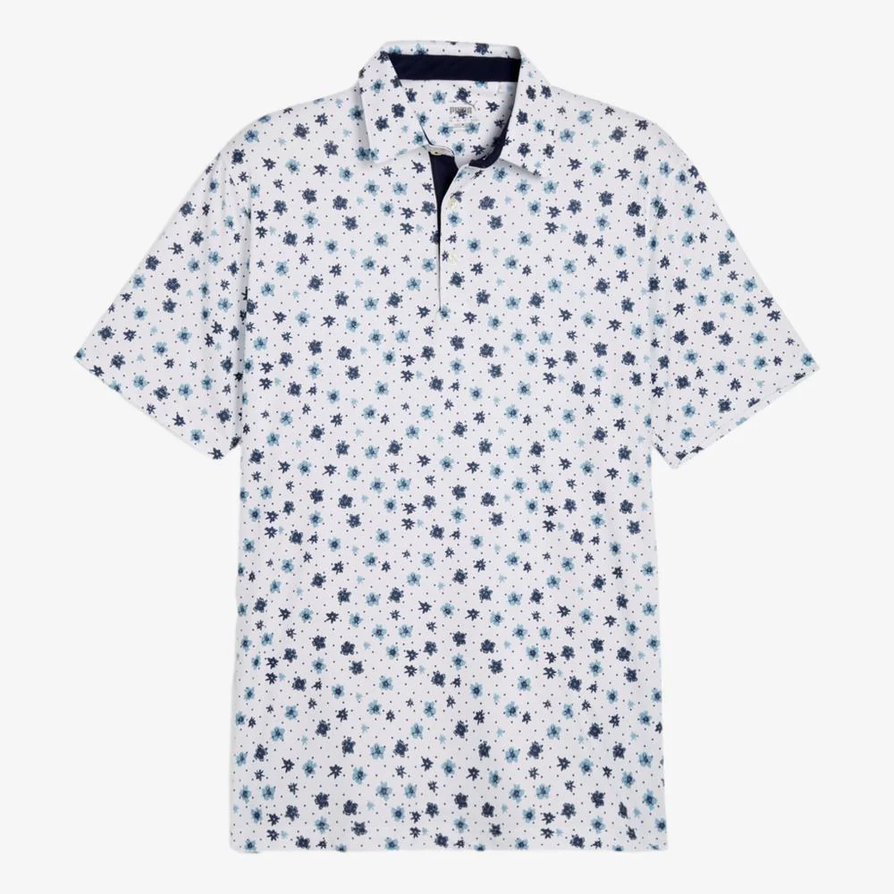 PUMA Men's CLOUDSPUN Floral Golf Polo - Image 6