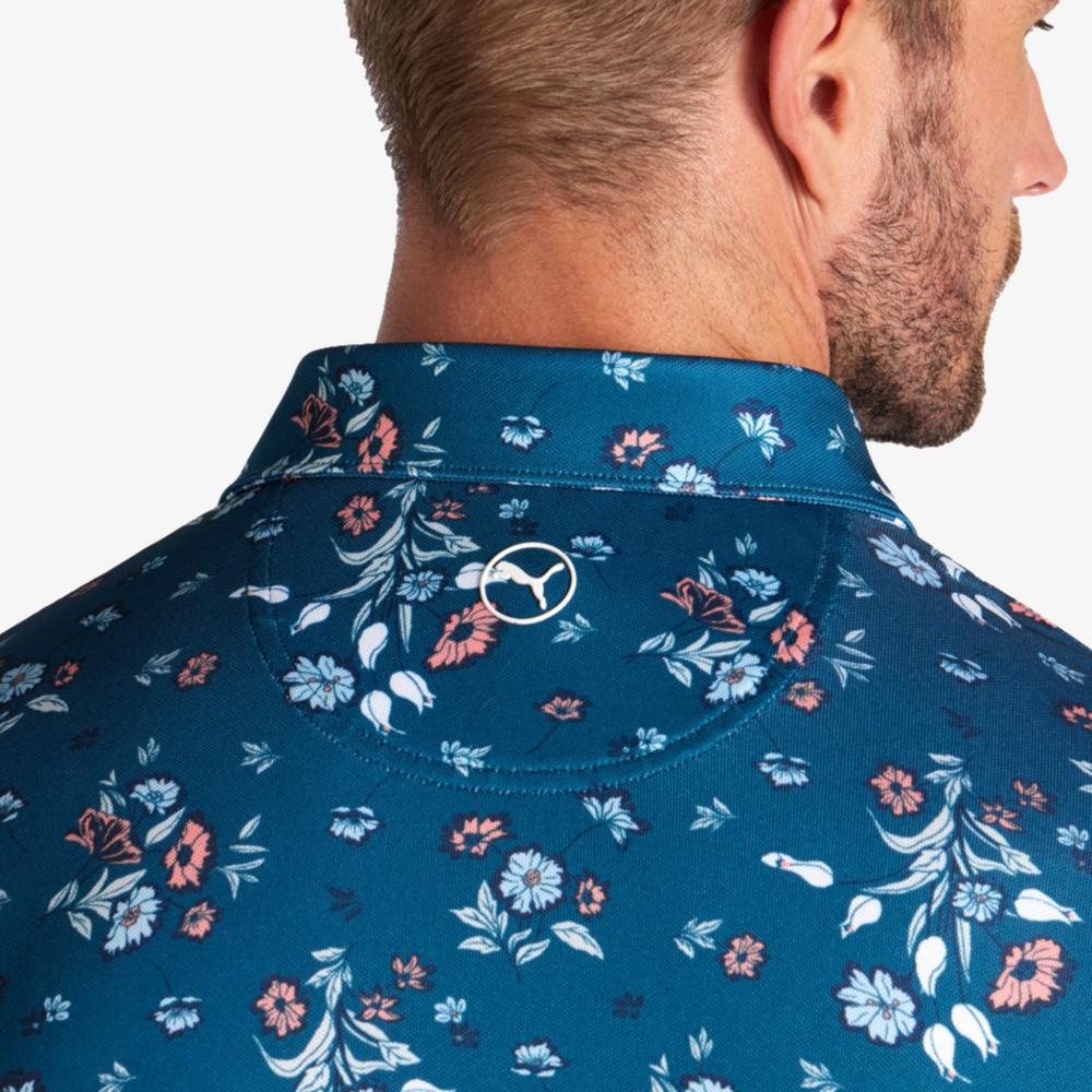 PUMA S24D4: Pique Heirloom Floral Polo - Image 3