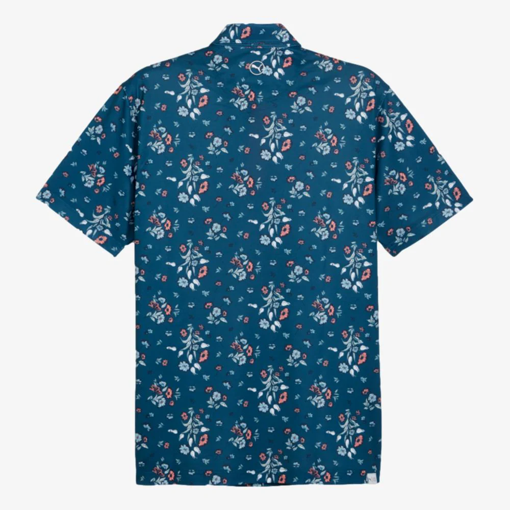 PUMA S24D4: Pique Heirloom Floral Polo - Image 6