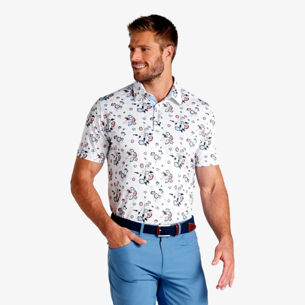 PUMA S24D4: Pique Heirloom Floral Polo - Image 7