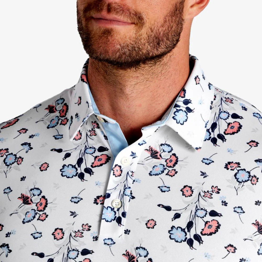 PUMA S24D4: Pique Heirloom Floral Polo - Image 9
