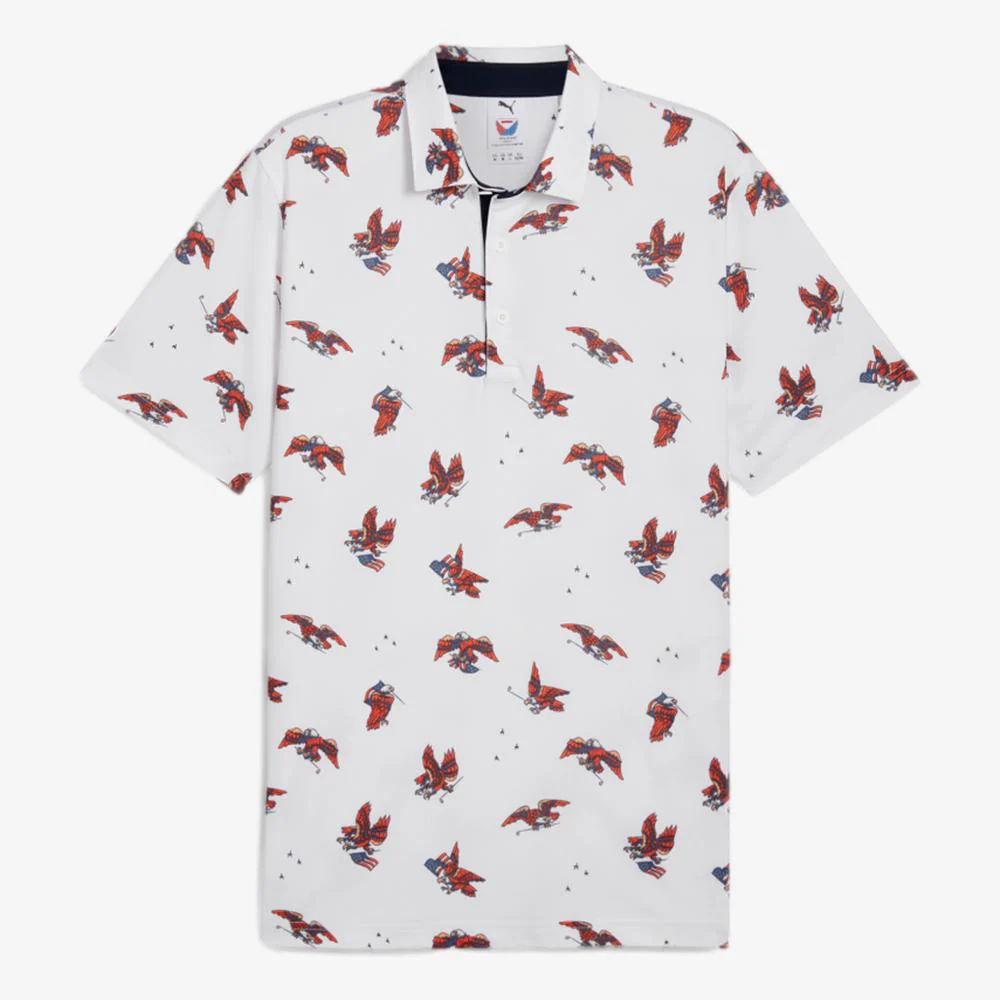 PUMA Volition Flying Eagles Short Sleeve Polo Shirt - Image 11