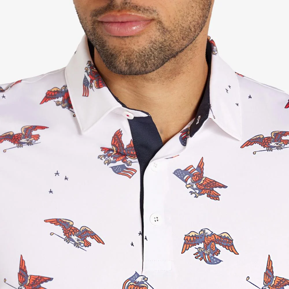 PUMA Volition Flying Eagles Short Sleeve Polo Shirt - Image 7